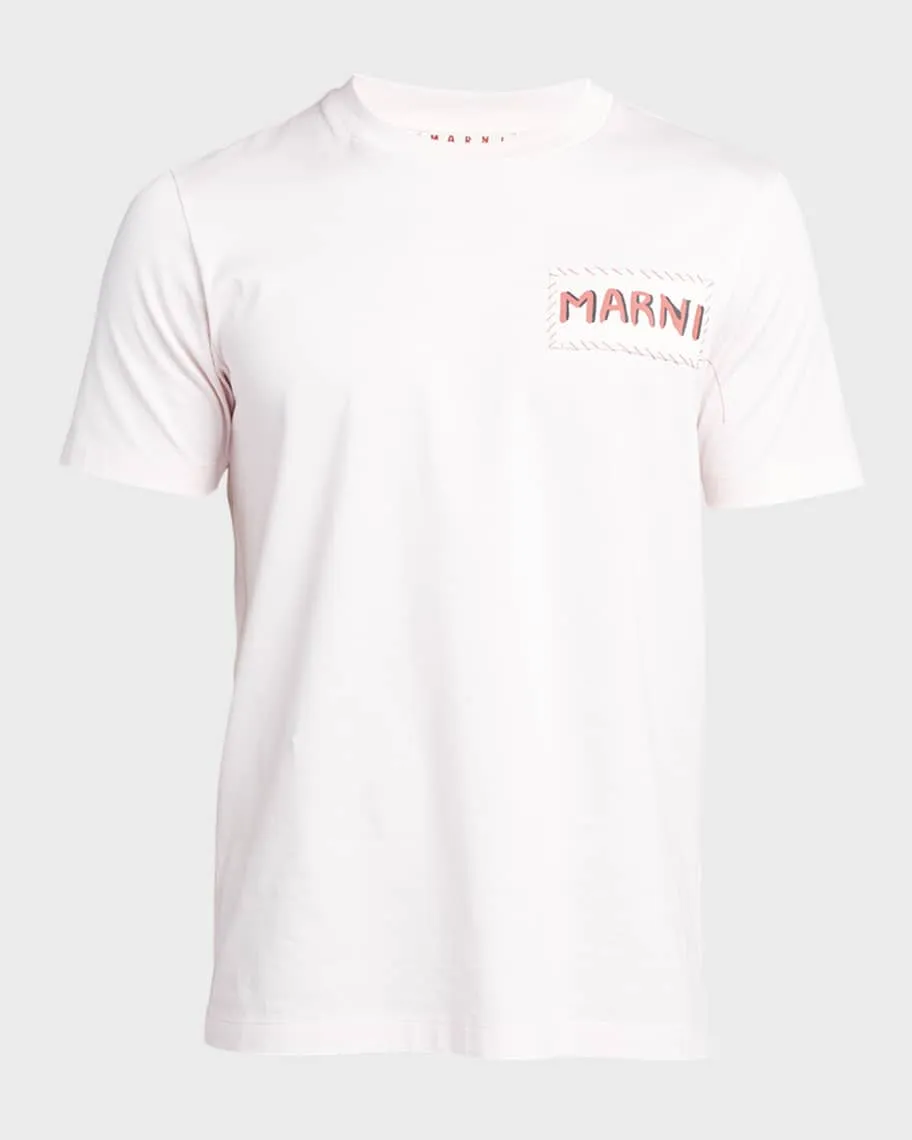 Men's Marni Logo Crew Neck T-Shirt