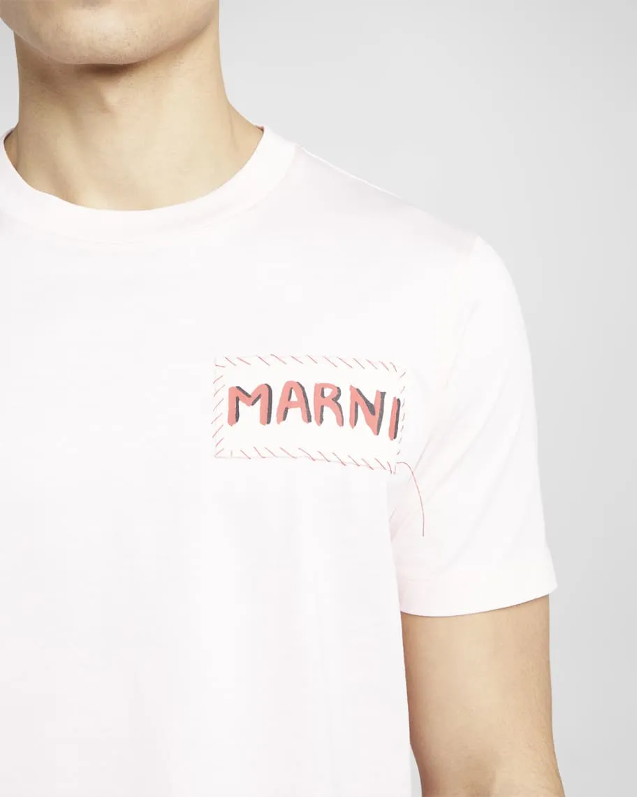 Men's Marni Logo Crew Neck T-Shirt