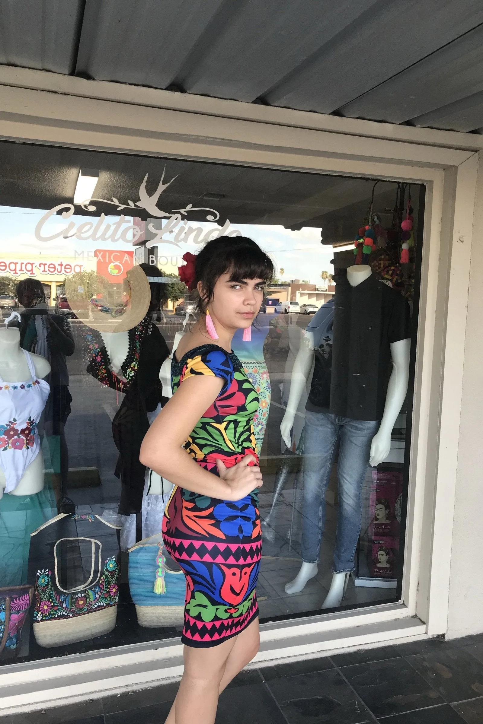 Mexican Jalapita Printed Dress
