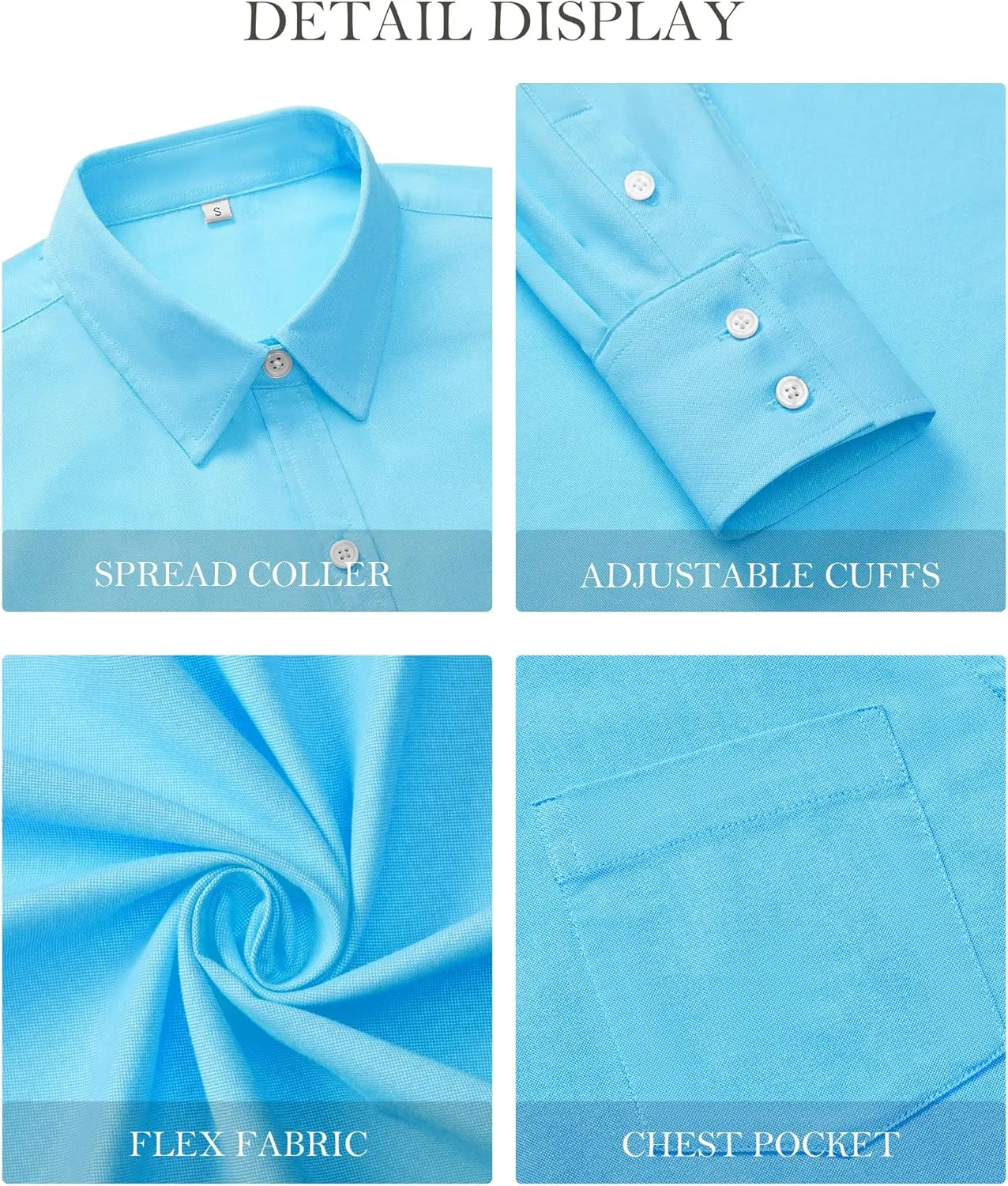 Oxford Shirts for Women Cotton Button Down Shirts Collared Fitted Work Office Blouses Business Top with Pockets