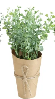 Paper Wrapped Faux Plant - 4 styles