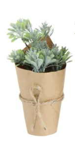 Paper Wrapped Faux Plant - 4 styles
