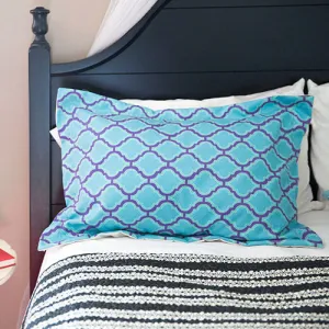 Pillow Sham w/Flange Custom Printed with Your Art or Image|Microfiber Fabric|2 Sizes
