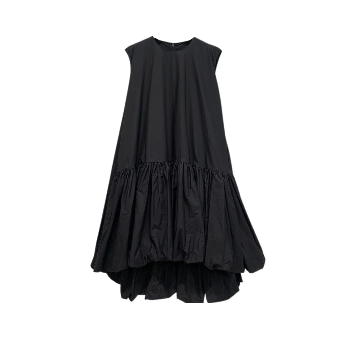 Pre Order:  Solid Loose Fit Irregular Dress