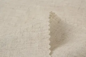 Rustic Linen Tencel Blend - Natural Linen Color - Beige