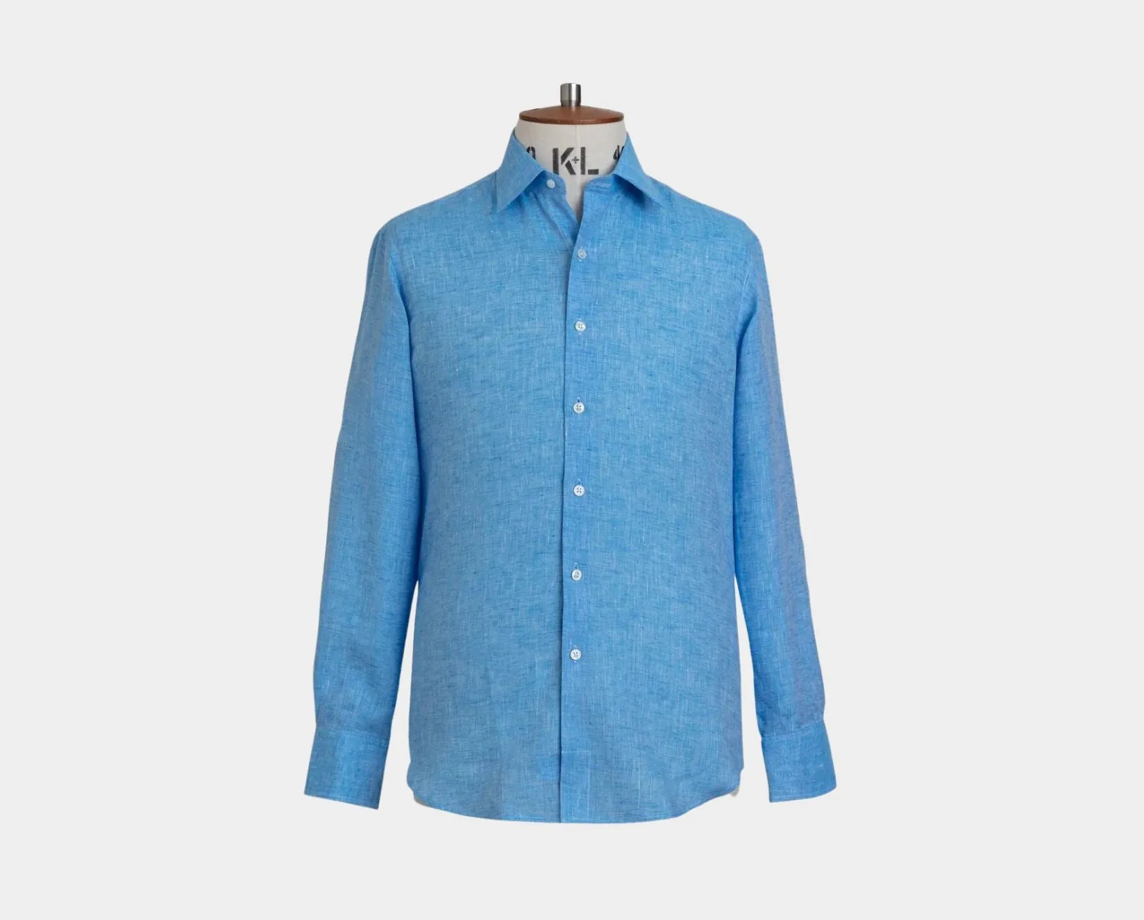 Sea Blue Linen Shirt