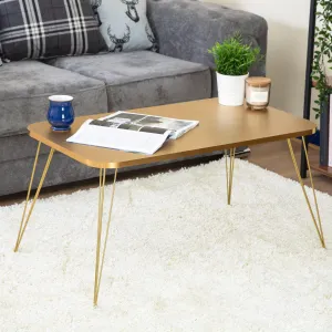 Tigris Rectangle Coffee Table - Gold