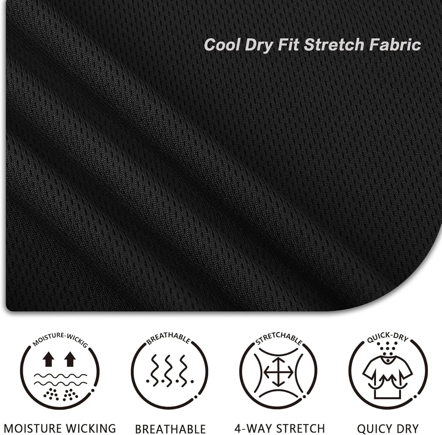 TIHEEN Golf Shirts for Men,Short Sleeve Moisture Wicking Proformance Big & Tall Polo Shirts