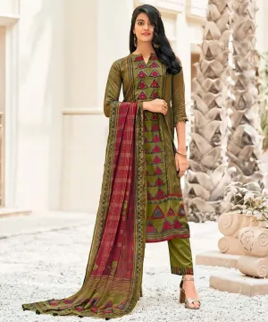 Unstitched Muslin Silk Salwar Suit Dress Material for Women
