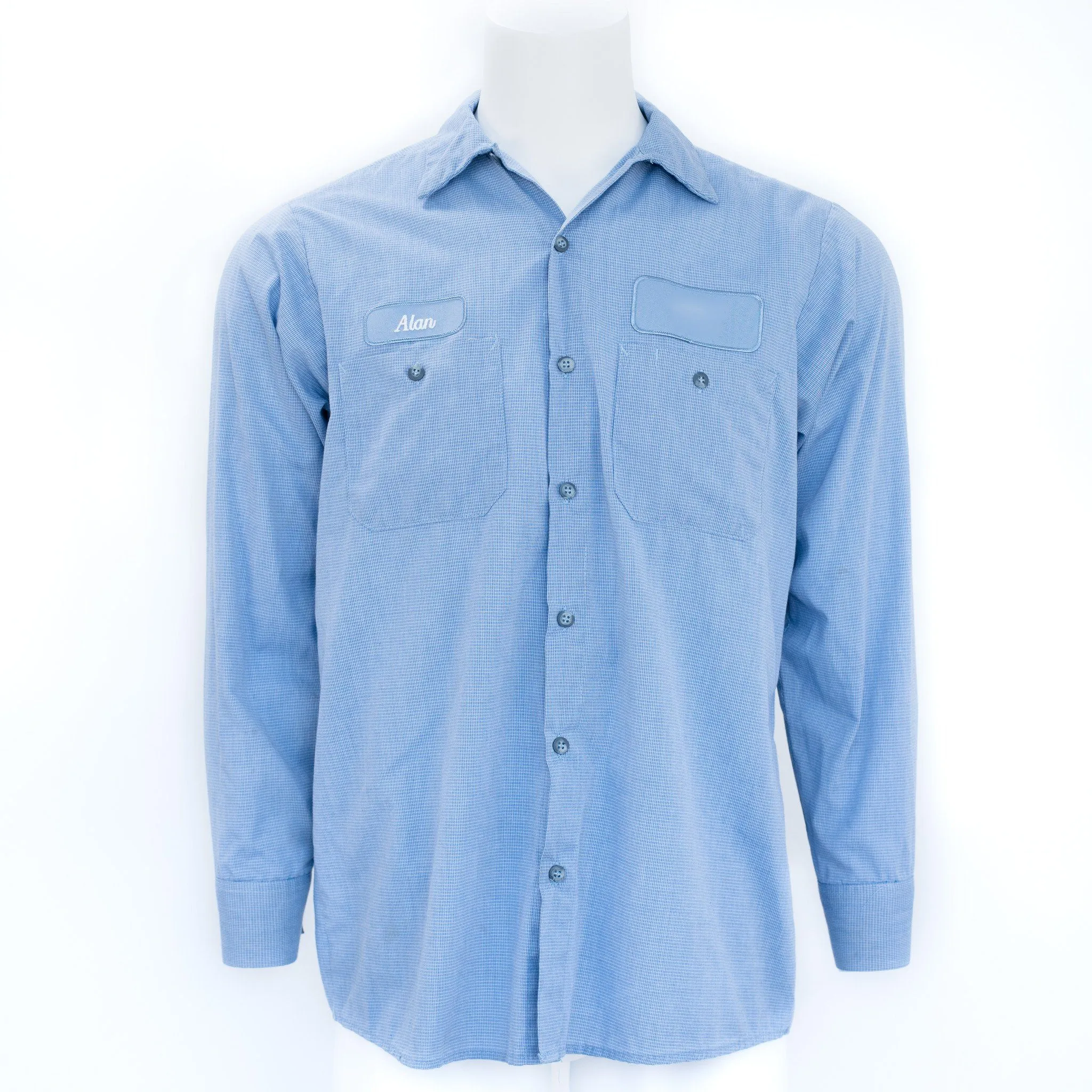 Used B-Grade Standard MicroCheck Work Shirt Long Sleeve - Mixed Colors