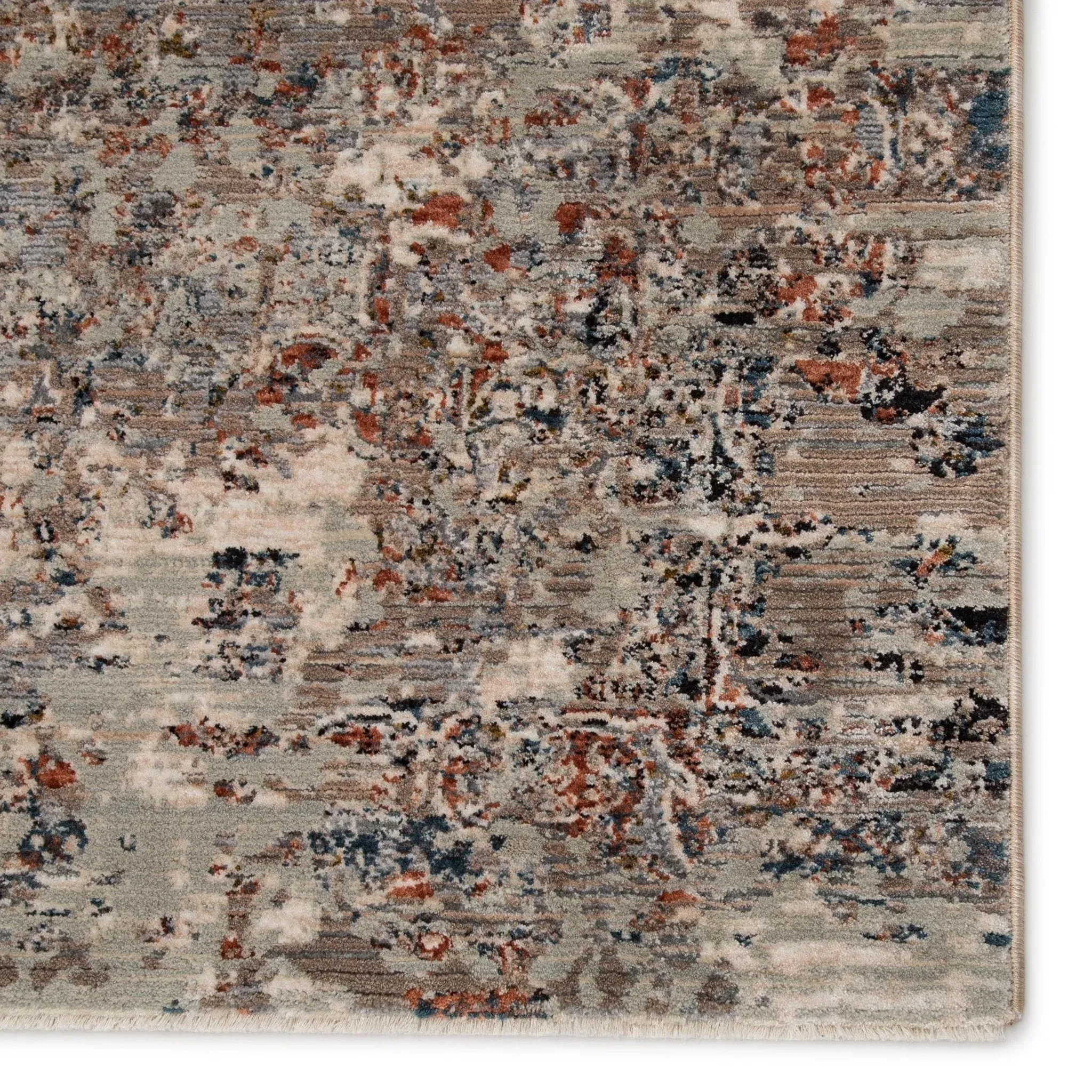 Valentia VLN02 Niran Gray/Rust Rug