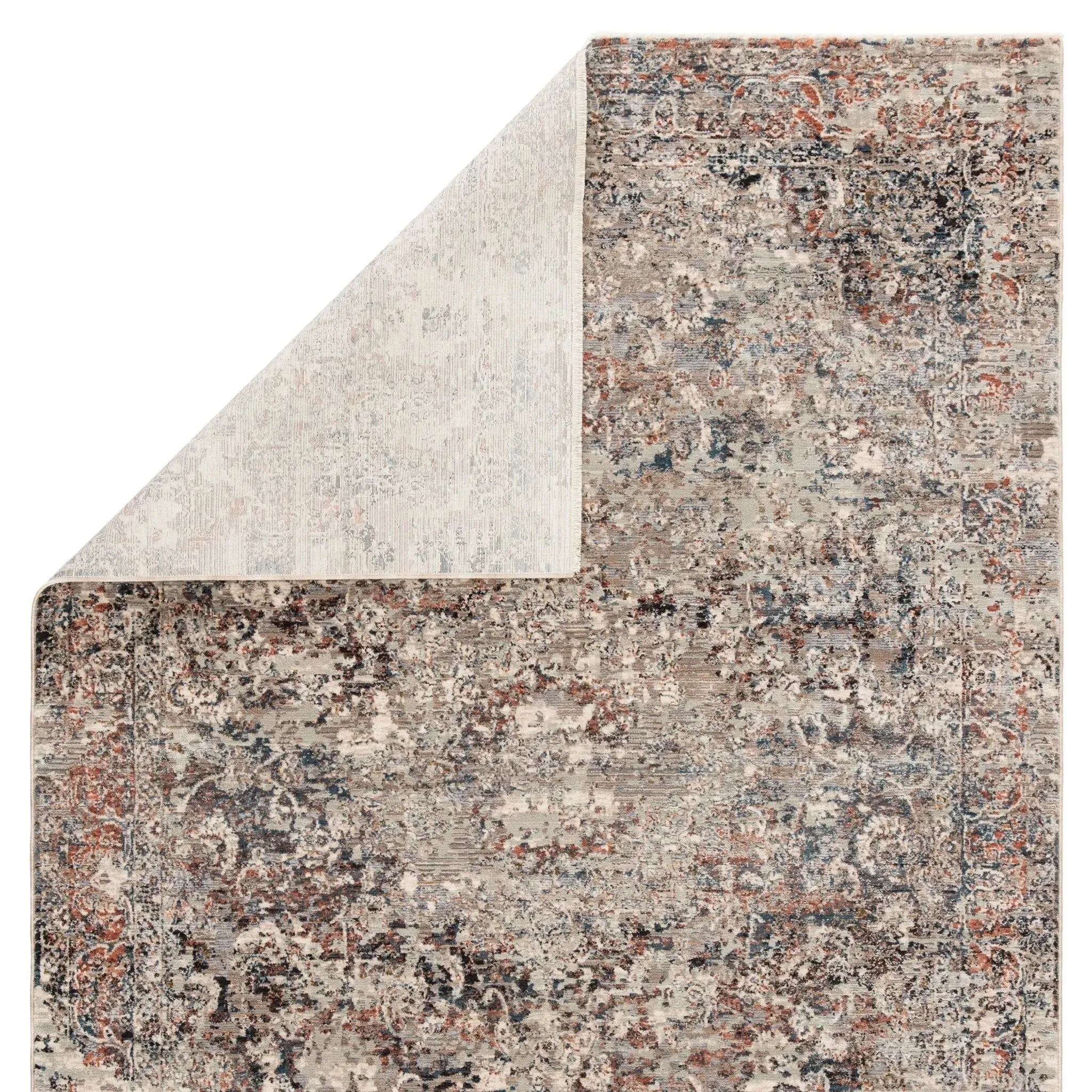 Valentia VLN02 Niran Gray/Rust Rug