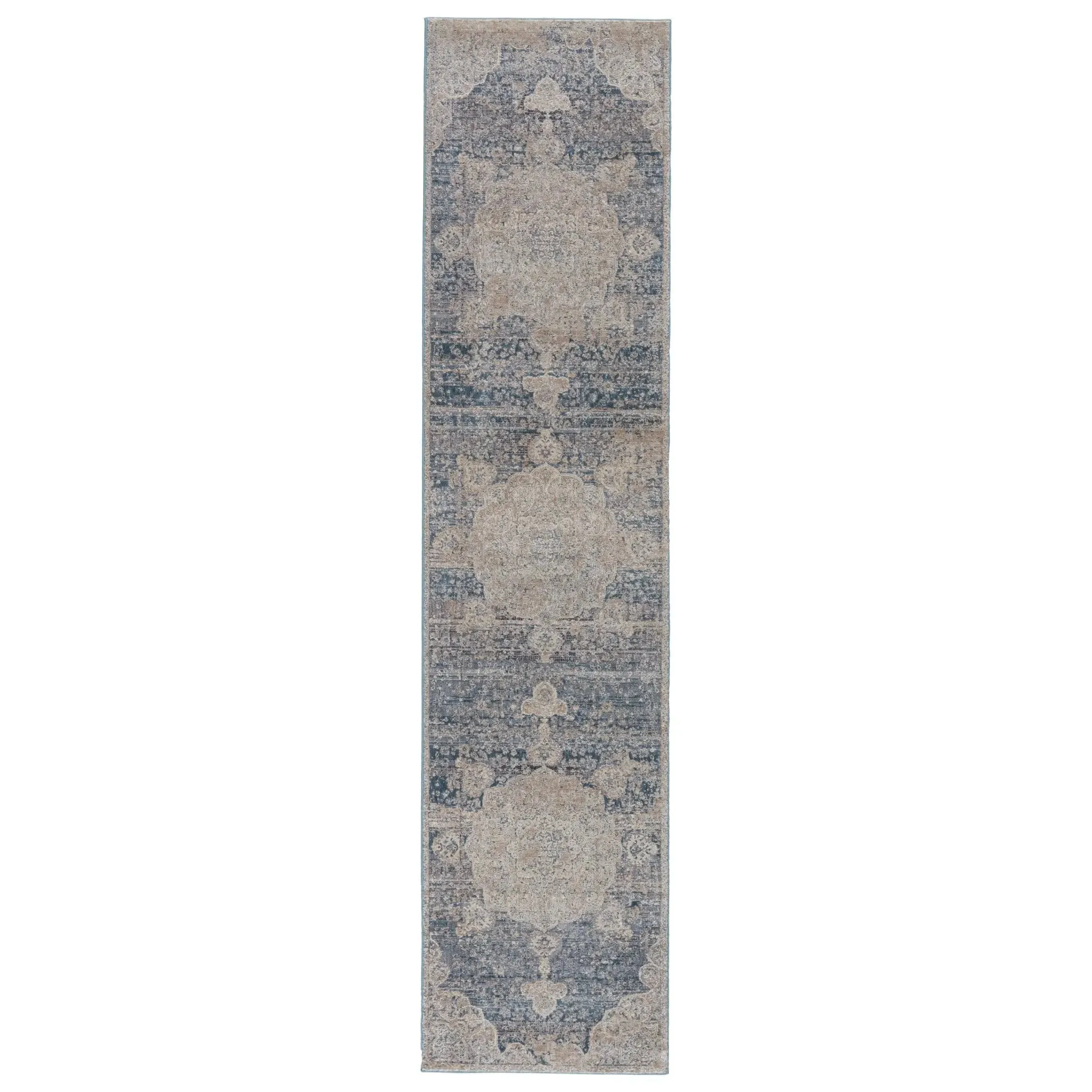 Valentia VLN04 Tolani Blue/Gray Rug